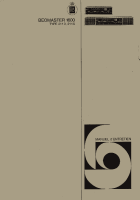 Bang & Olufsen - Beomaster-1600-Service-Manual 